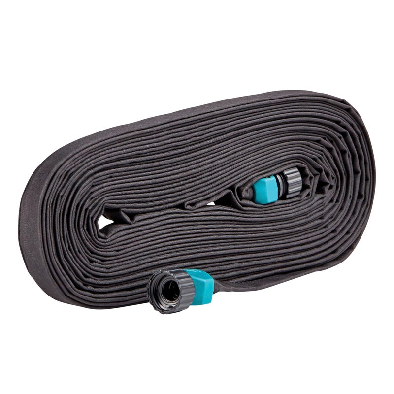Gilmour 50' Black Flat Weeper Soaker Hose for Garden Beds, Drip Irrigation Outdoor Hose, Flexible Garden Hose for Vegetable Gardens, Flower Beds, Lawns, and Orchards - Image 1